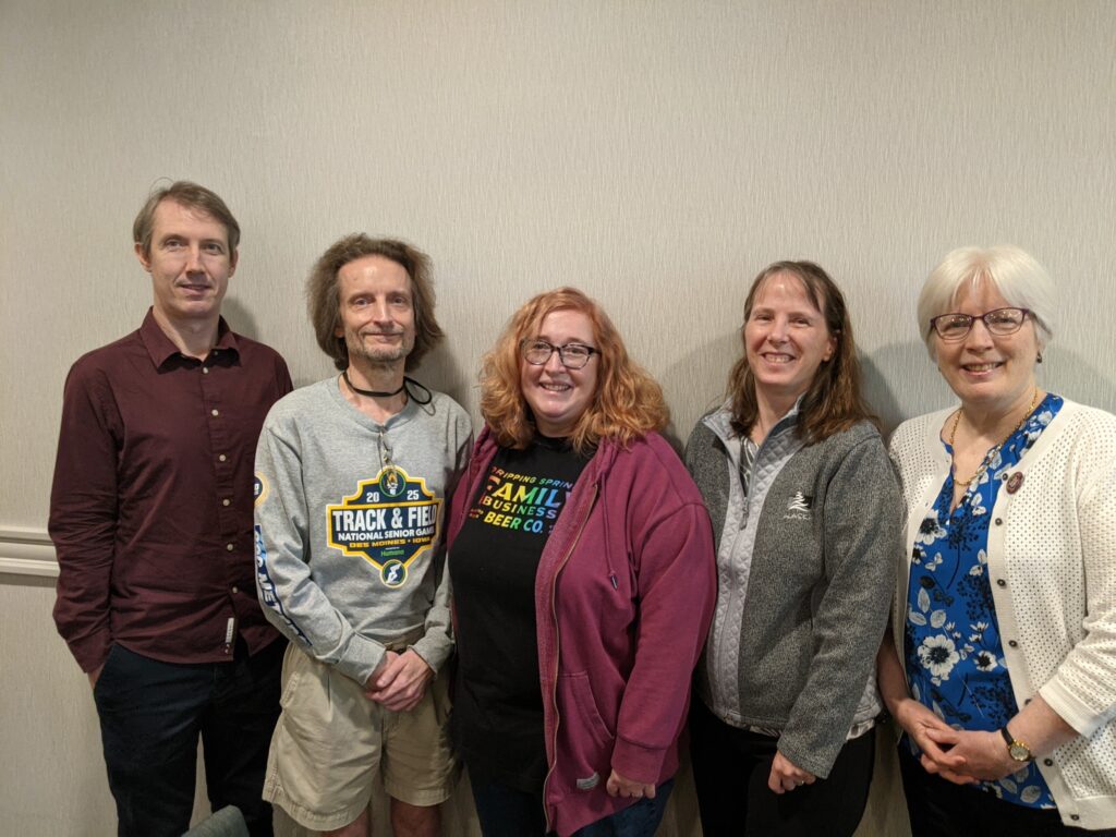 Five members of Towpath at HNA 2025