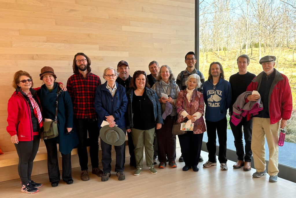 Towpath members at the Glenstone Museum (March 2023)
